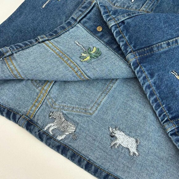 Louis Vuitton LV New Collection Animal Embroidered Denim Jacket Men's - Picture 8 of 14